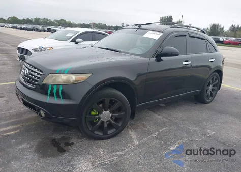 2005 Infiniti Fx35 z USA, uszkodzony, nr VIN JNRAS08W85X205992